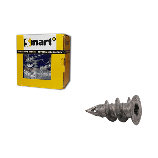 Smart Smart Zelfborend Gipskartonplug Zamak 15x29mm  - 50 stuks