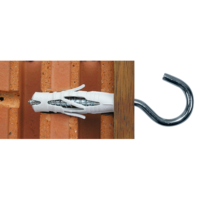 Smart Smart Plug + Schroefhaak - 6x30mm - 10 Stuks
