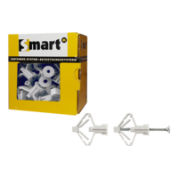 Smart Smart Hollewandplug + Schroef - 8x40mm - 4 Stuks