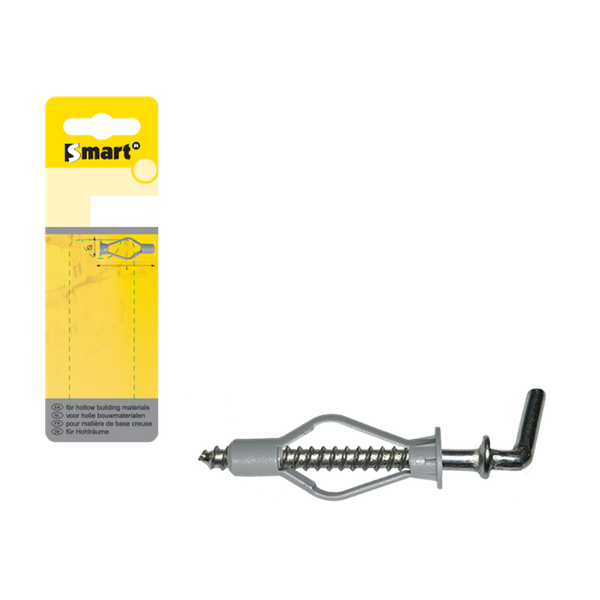 Smart Smart Hollewandplug + Haak - 8x40mm - 6 Stuks