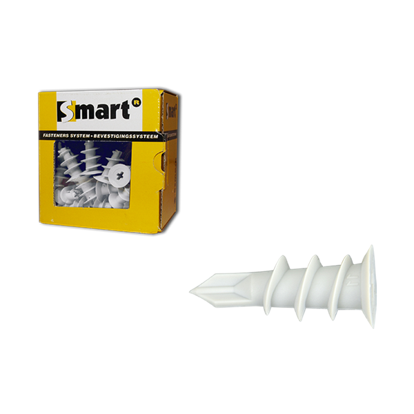 Smart Smart Zelfborend Gipskartonplug - 13x32mm - 10 Stuks