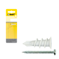 Smart Smart Zelfborend Gipskartonplug + Schroef - 13x32mm - 6 Stuks