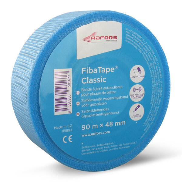 FibaTape FibaTape Gaasband Classic 48mm x 90m (Blauw)