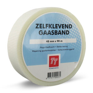 Technotape Gaasband 48mm x 90m (Wit)