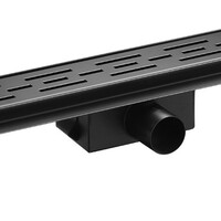 Claveo Claveo RVS Douchegoot - 90cm - Zwart
