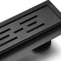 Claveo Claveo RVS Douchegoot - 90cm - Zwart