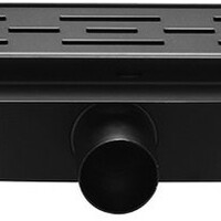 Claveo Claveo RVS Douchegoot - 90cm - Zwart