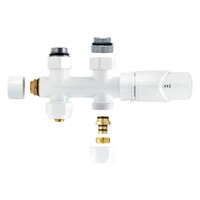 Belrad Belrad Middenaansluitset Recht - M30x16/2 - Wit