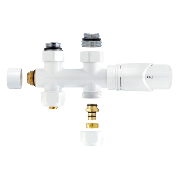 Belrad Belrad Middenaansluitset Recht - M30x16/2 - Wit