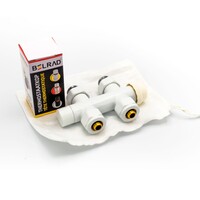 Belrad Belrad Middenaansluitset Recht - M30x16/2 - Wit