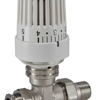 Riko Riko Thermostaatventiel + Knop Recht 1/2x15mm
