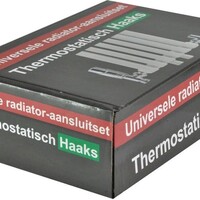 Luxe Thermostatische  Radiator Aansluitset Haaks (Chroom)