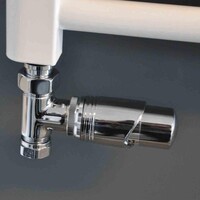 Luxe Thermostatische  Radiator Aansluitset Recht (Chroom)
