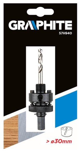 Graphite Graphite Gatenboor Adapter 32-150mm