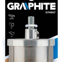 Graphite Graphite Gatenzaagset 28-75mm