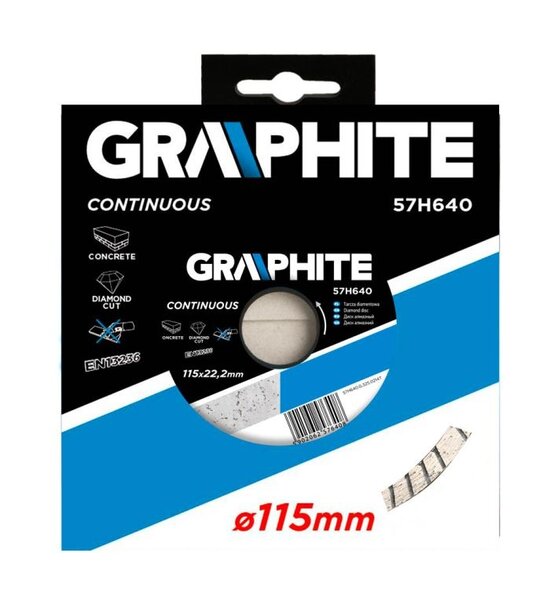 Graphite Graphite Diamantschijf Continuous 115x22,2x6,0x2,1mm