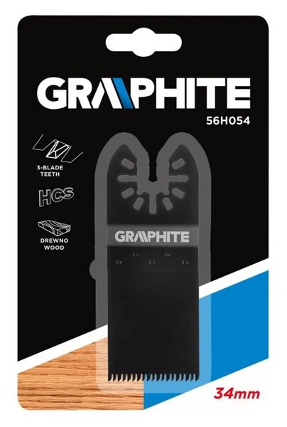 Graphite Graphite Multitool Hout Zaagblad 34mm
