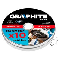Graphite Graphite Doorslijpschijf Box 115mm - 10 stuks