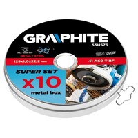 Graphite Graphite Doorslijpschijf Box 125mm - 10 stuks