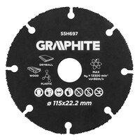 Graphite Graphite Tungsten Carbide Multi Wheel 115x22,2mm