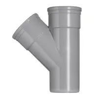Martens Martens PVC T-stuk 45° Manchet/Manchet/SPIE - 110mm
