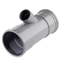 Martens Martens PVC Verloop T-stuk 45° Manchet/Manchet/MOF - 110x40mm