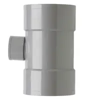 Martens Martens PVC Verloop T-stuk 90° Manchet/Manchet/Manchet - 110x75mm