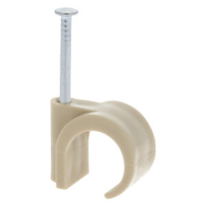 Q-Link Buisclip Installatiebuis Rond - 16-19mm - 40 stuks  (Crème)