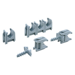 Q-Link Buisclip Euro - 19mm - 50 stuks (Grijs)