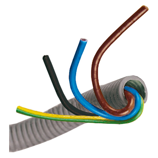 Installatiebuis Flexiplus QL Slagvast Ø5/8 3x2,5mm + 1x1,5mm - 20mtr - Grijs