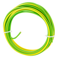 VD Draad Aardedraad 2,5mm - 5mtr - Geel/Groen
