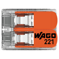 Wago Wago 221 Lasklem - 4mm² - 2-Polig - 16 stuks