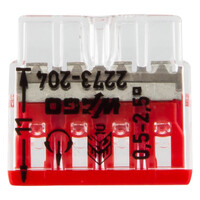 Wago Wago 2273 Lasklem - 2,5mm² - 4-Polig - 100 stuks