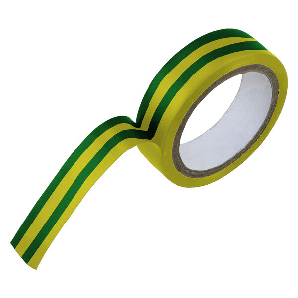 Isolatieband 15mm - 4,5mtr - Geel/Groen