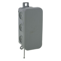 Kabeldoos met Doorsteektules Spatwaterdicht IP54 - Grijs