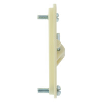 Centraaldoosdeksel Vierkant met Haak -72x72x20mm (Crème)