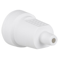 Contrastekker Randaarde 10/16A - 55x82x55mm - Wit