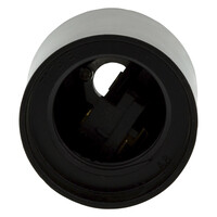 Fitting E27 Glad Max 60W (Zwart)