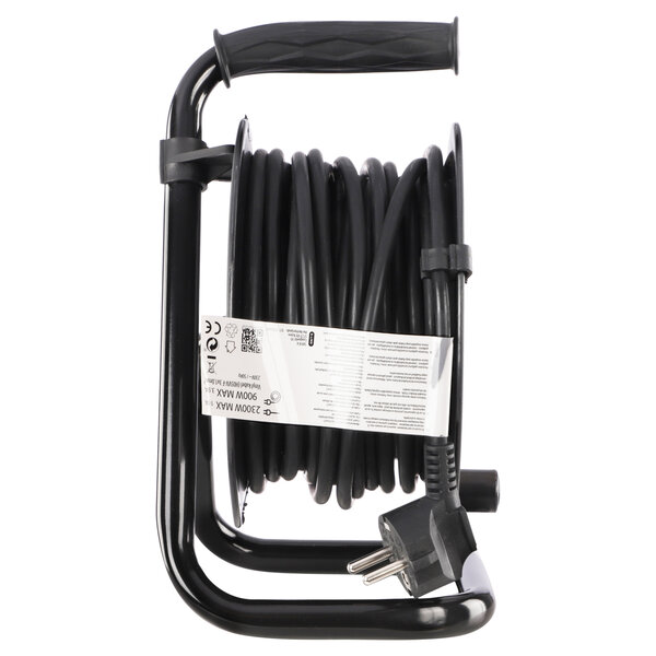 Q-Link Q-Link Kabelhaspel Klus Randaarde H05VVF 3x1,0mm - 10mtr - Geel/Zwart