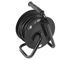 Q-Link Q-Link Kabelhaspel Klus Randaarde H05VVF 3x1,0mm - 10mtr - Geel/Zwart