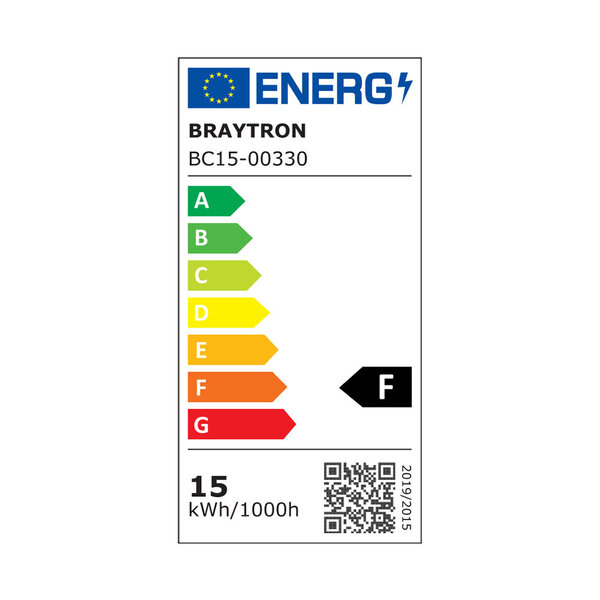Braytron Braytron LED Opbouw Lamp met Bewegingssensor - IP20 - 15W - 6500K -  Rond Ø285mm (Wit)