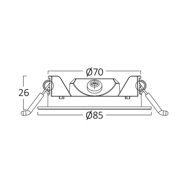 Braytron Braytron LED Inbouw Spot - CCT - 4W - Rond Ø85mm - Wit