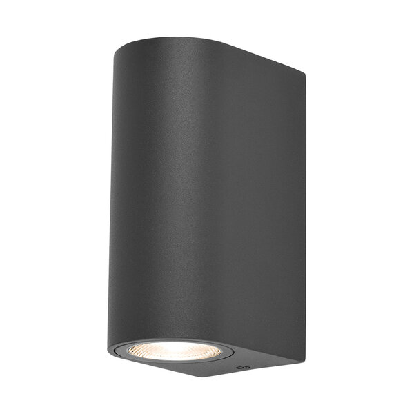 Braytron Braytron Rita LED Wandlamp IP44 2xGU10 - Zwart