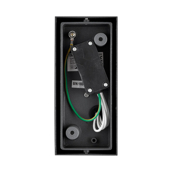 Braytron Braytron Rita LED Wandlamp IP44 2xGU10 - Zwart