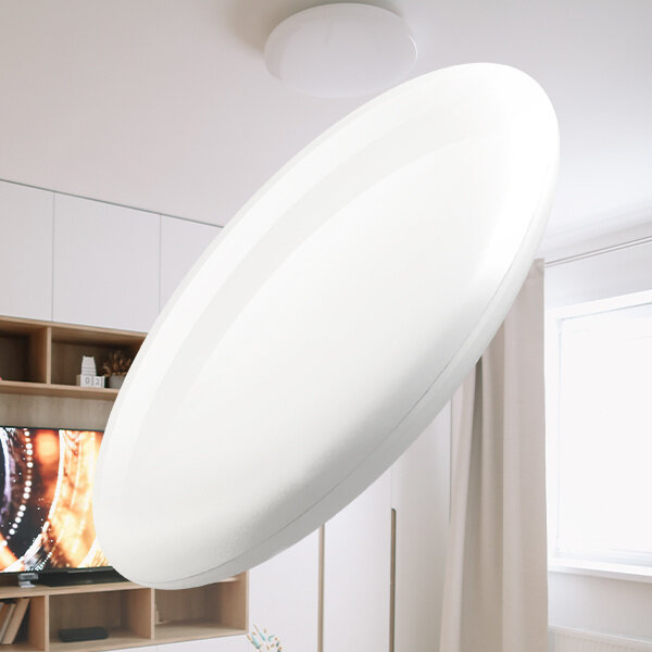 Braytron Braytron Jade LED Lamp Opbouw - IP44 - 20W - 3000K -  Rond Ø260mm - Wit