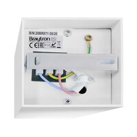 Braytron Braytron Beta 9414 LED Lamp Opbouw - IP20 - 1xGU10 -  Vierkant - Wit