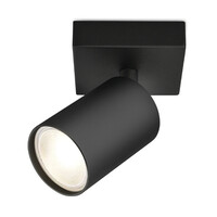Braytron Braytron Beta LED Spotlamp Opbouw - IP20 - 1xGU10 -  Rond Ø55mm - Zwart