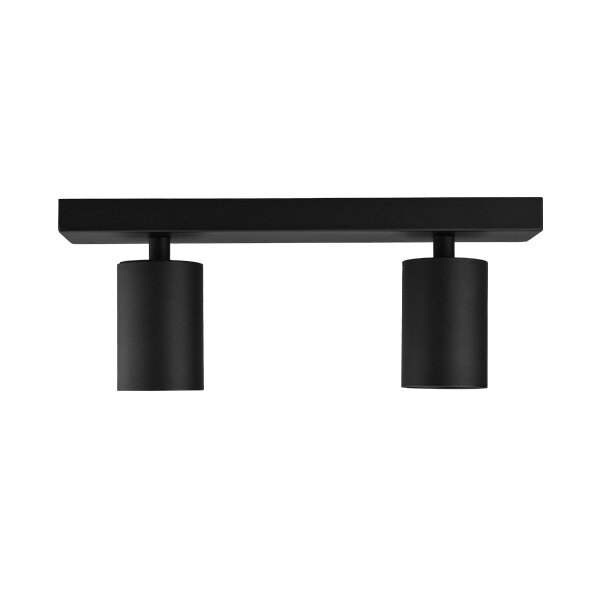 Braytron Braytron Beta LED Spotlamp Opbouw - IP20 - 2xGU10 -  Rond Ø55mm - Zwart