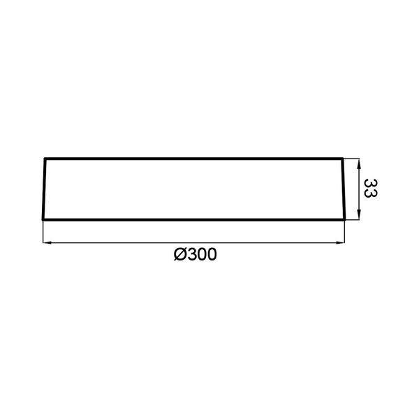 Braytron Braytron LED Lamp Opbouw - IP40 - 24W - 4000K -  Rond Ø300mm - Wit