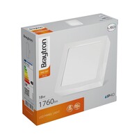 Braytron Braytron LED Lamp Opbouw - IP40 - 24W - 3000K -  Vierkant - Wit